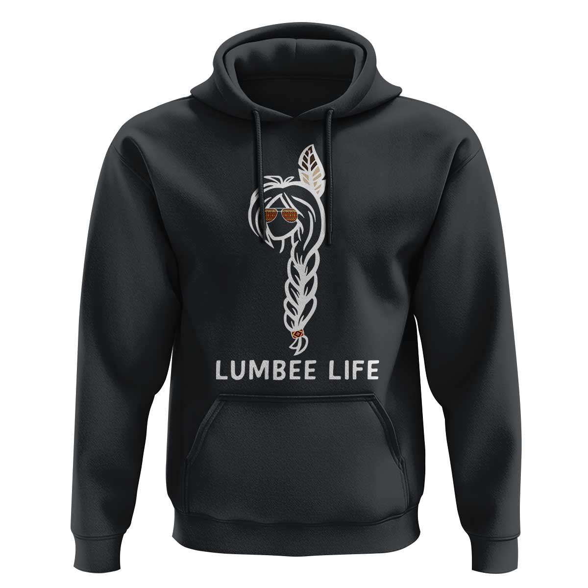 Native American Women Hoodie Lumbee American Indian Tribe Indigenous Girl Life - Wonder Print Shop