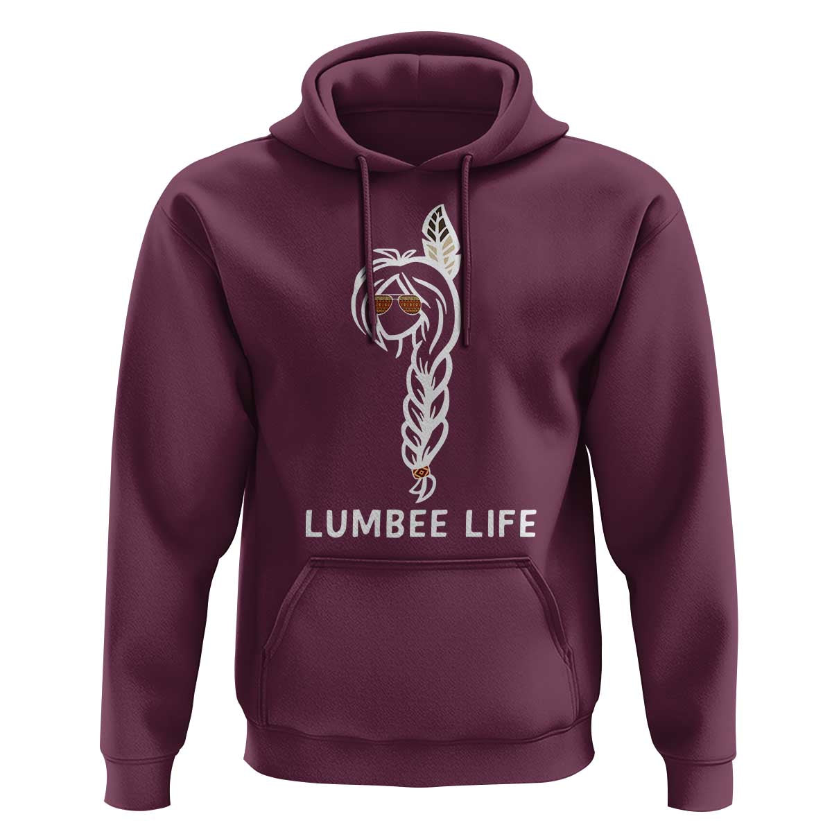 Native American Women Hoodie Lumbee American Indian Tribe Indigenous Girl Life - Wonder Print Shop