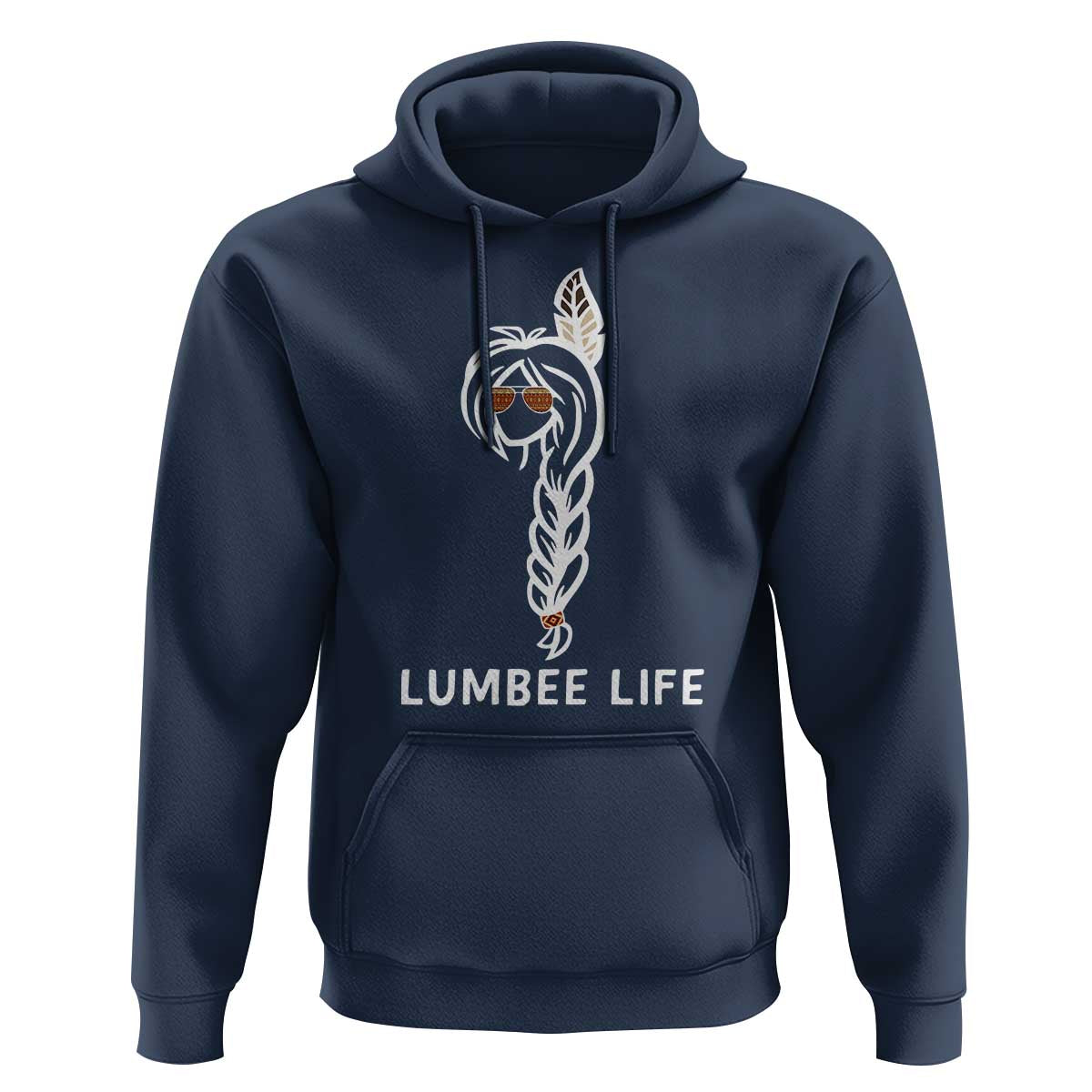 Native American Women Hoodie Lumbee American Indian Tribe Indigenous Girl Life - Wonder Print Shop