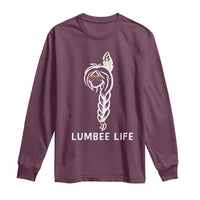 Native American Women Long Sleeve Shirt Lumbee American Indian Tribe Indigenous Girl Life - Wonder Print Shop