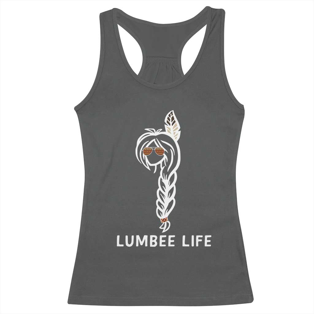 Native American Women Racerback Tank Top Lumbee American Indian Tribe Indigenous Girl Life - Wonder Print Shop