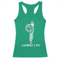 Native American Women Racerback Tank Top Lumbee American Indian Tribe Indigenous Girl Life - Wonder Print Shop