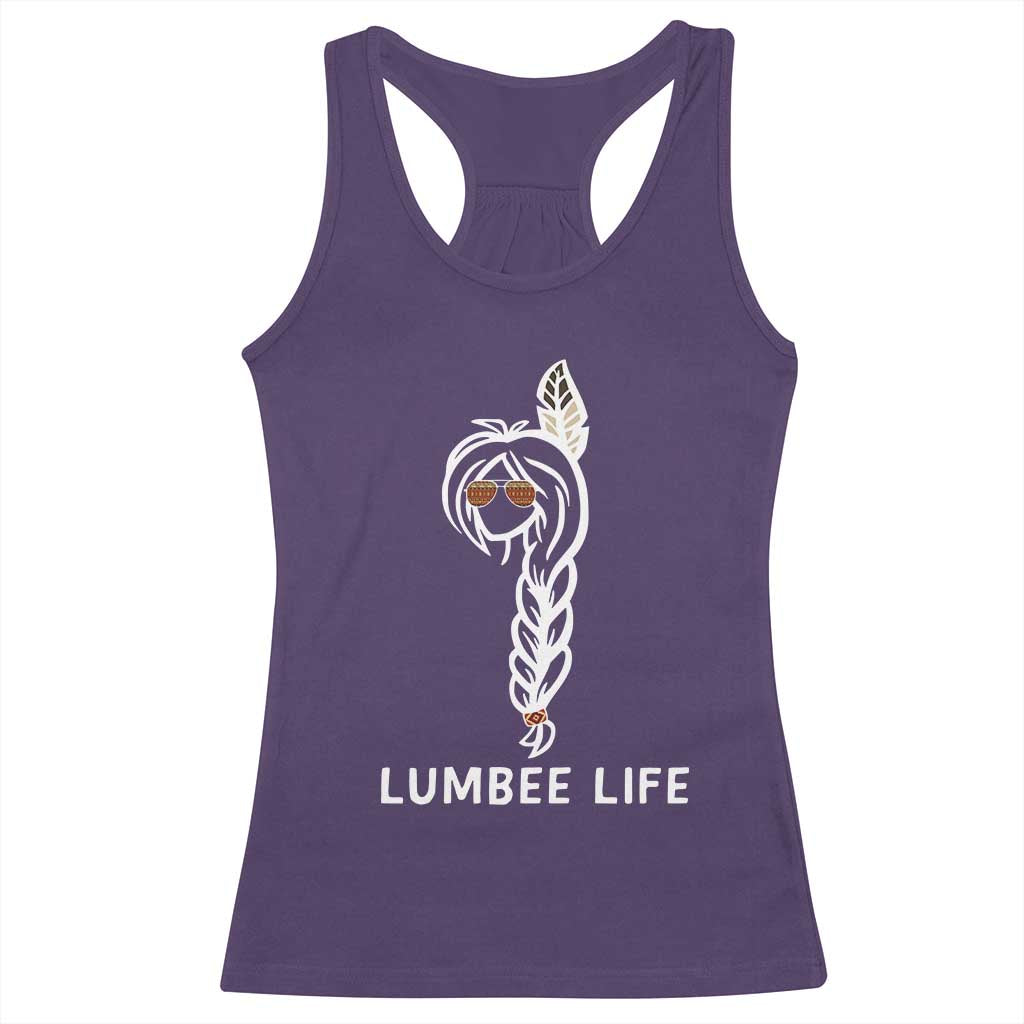 Native American Women Racerback Tank Top Lumbee American Indian Tribe Indigenous Girl Life - Wonder Print Shop