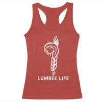 Native American Women Racerback Tank Top Lumbee American Indian Tribe Indigenous Girl Life - Wonder Print Shop