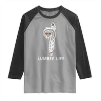 Native American Women Raglan Shirt Lumbee American Indian Tribe Indigenous Girl Life - Wonder Print Shop