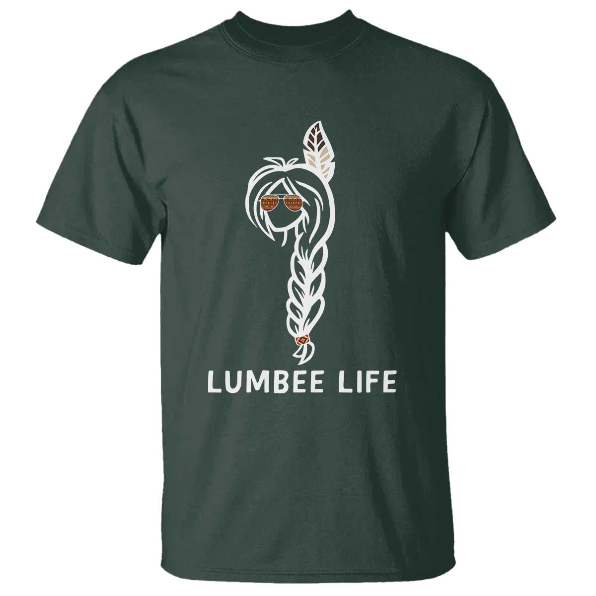 Native American Women T Shirt Lumbee American Indian Tribe Indigenous Girl Life - Wonder Print Shop