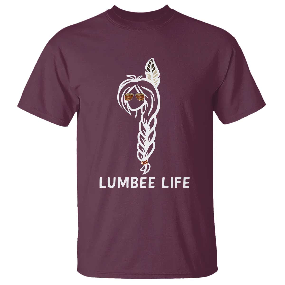 Native American Women T Shirt Lumbee American Indian Tribe Indigenous Girl Life - Wonder Print Shop