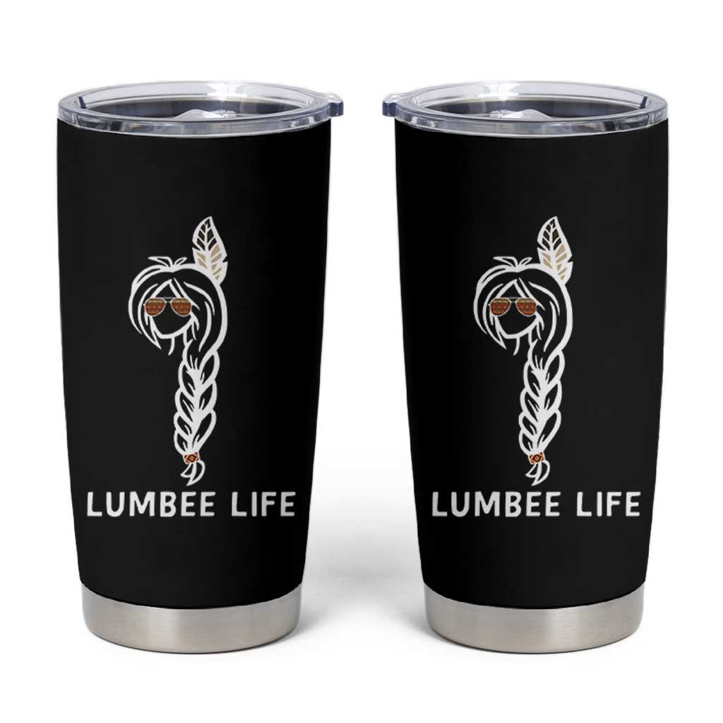 Native American Women Tumbler Cup Lumbee American Indian Tribe Indigenous Girl Life