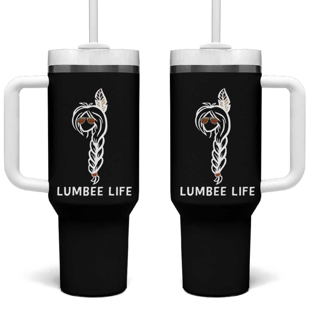 Native American Women Tumbler With Handle Lumbee American Indian Tribe Indigenous Girl Life