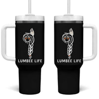 Native American Women Tumbler With Handle Lumbee American Indian Tribe Indigenous Girl Life