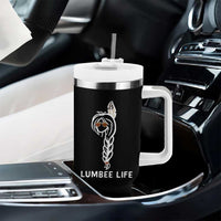 Native American Women Tumbler With Handle Lumbee American Indian Tribe Indigenous Girl Life