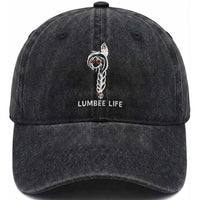 Native American Women Washed Cotton Baseball Cap Lumbee American Indian Tribe Indigenous Girl Life
