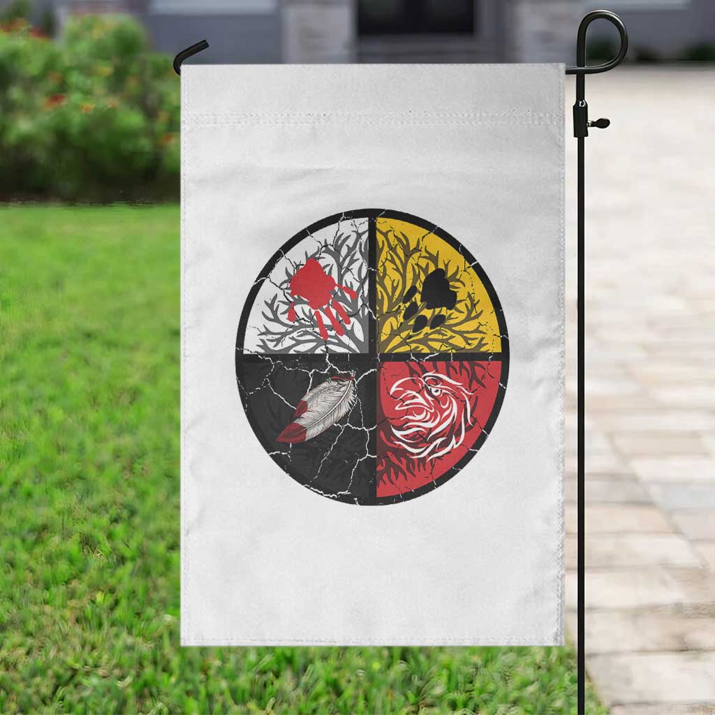 Native American Medicine Wheel MMIW Garden Flag - Wonder Print Shop