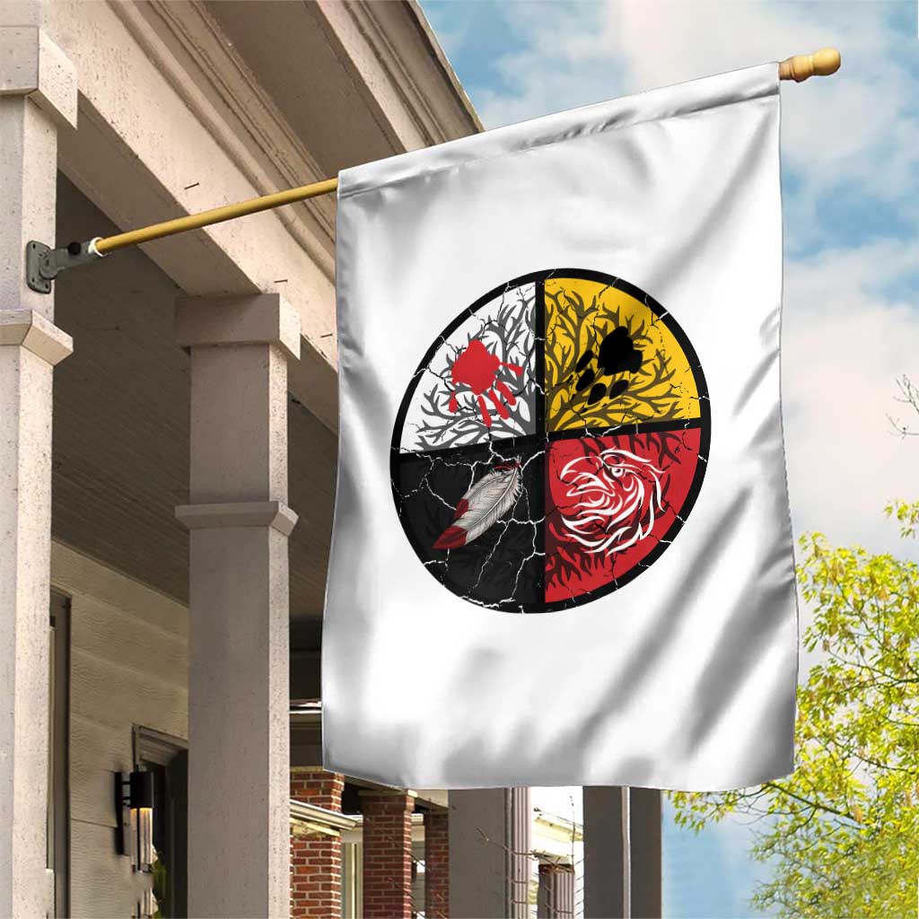Native American Medicine Wheel MMIW Garden Flag - Wonder Print Shop