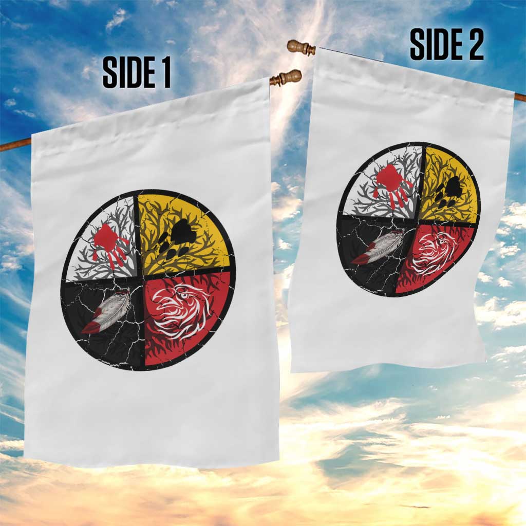 Native American Medicine Wheel MMIW Garden Flag - Wonder Print Shop