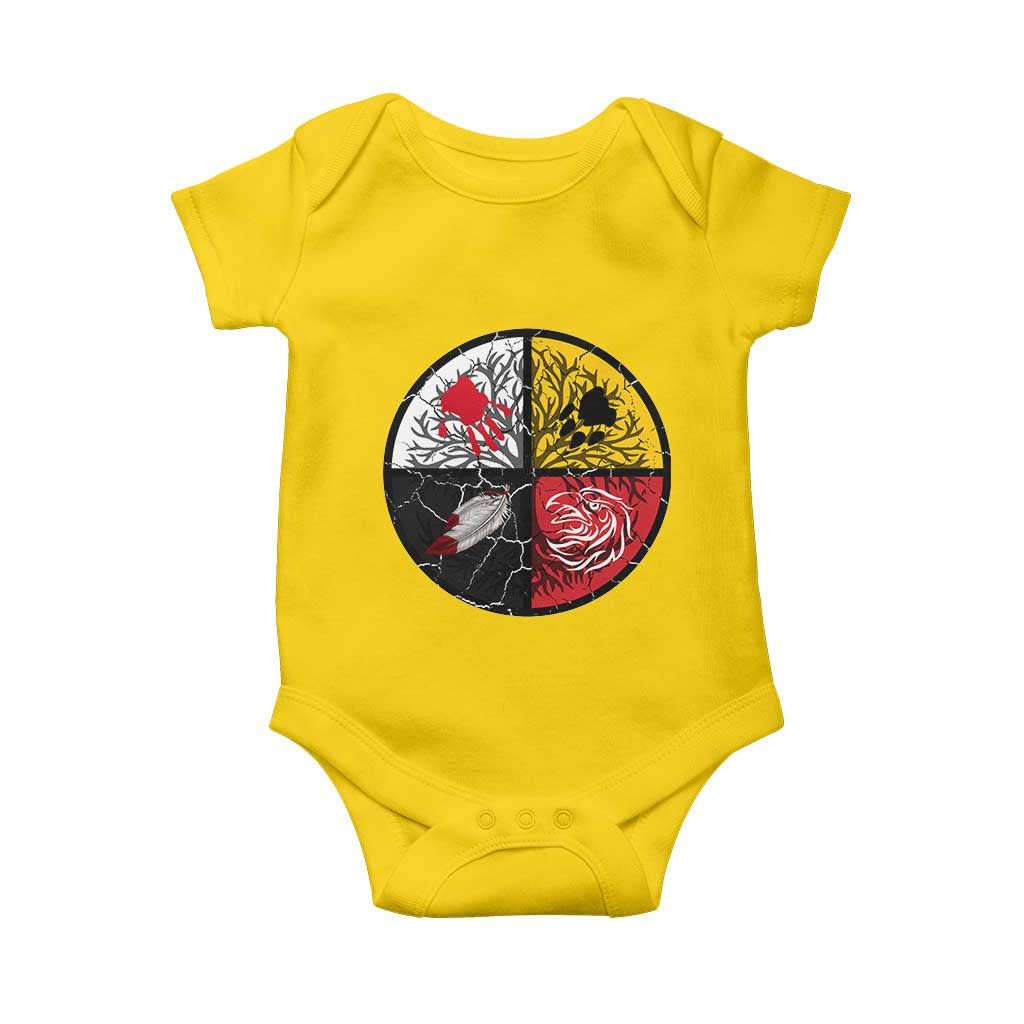 Native American Medicine Wheel MMIW Baby Onesie - Wonder Print Shop