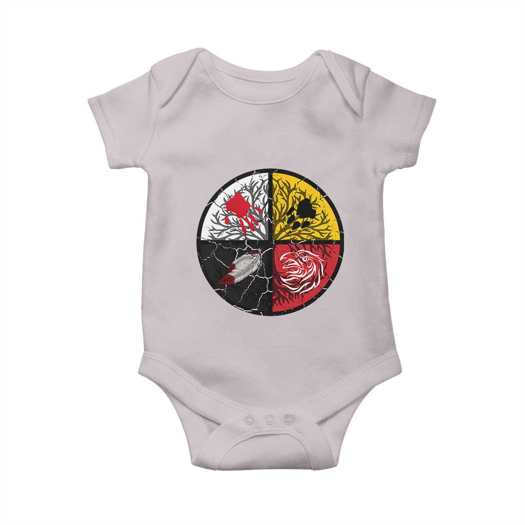 Native American Medicine Wheel MMIW Baby Onesie - Wonder Print Shop