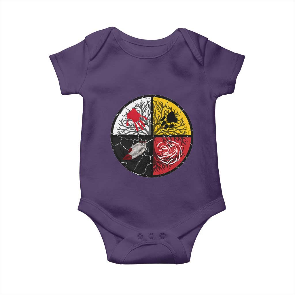 Native American Medicine Wheel MMIW Baby Onesie - Wonder Print Shop