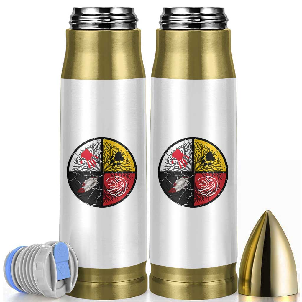 Native American Medicine Wheel MMIW Bullet Tumbler