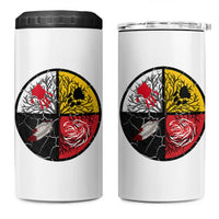 Native American Medicine Wheel MMIW 4 in 1 Can Cooler Tumbler