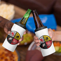 Native American Medicine Wheel MMIW 4 in 1 Can Cooler Tumbler