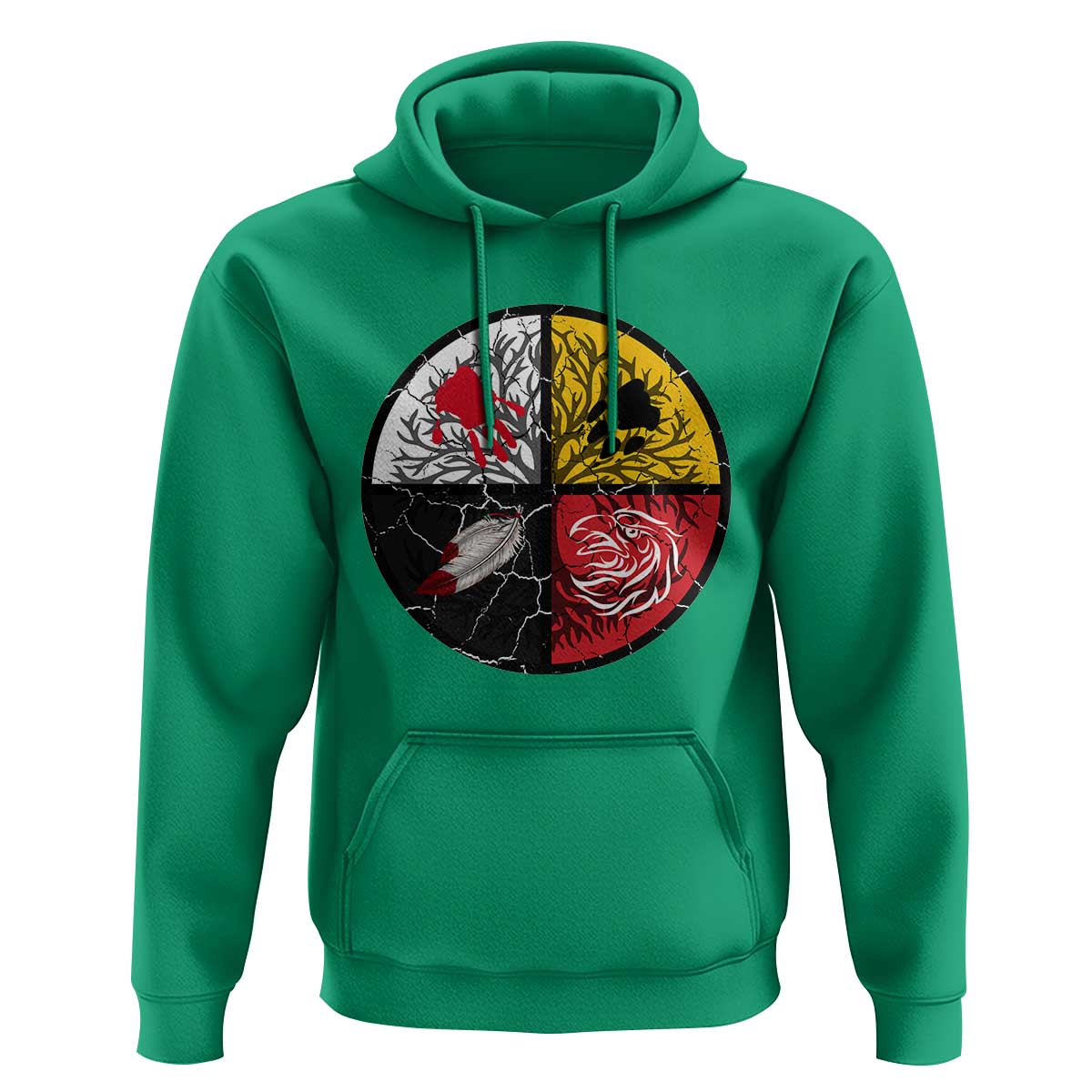 Native American Medicine Wheel MMIW Hoodie - Wonder Print Shop