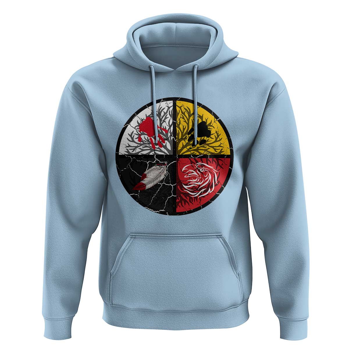 Native American Medicine Wheel MMIW Hoodie - Wonder Print Shop