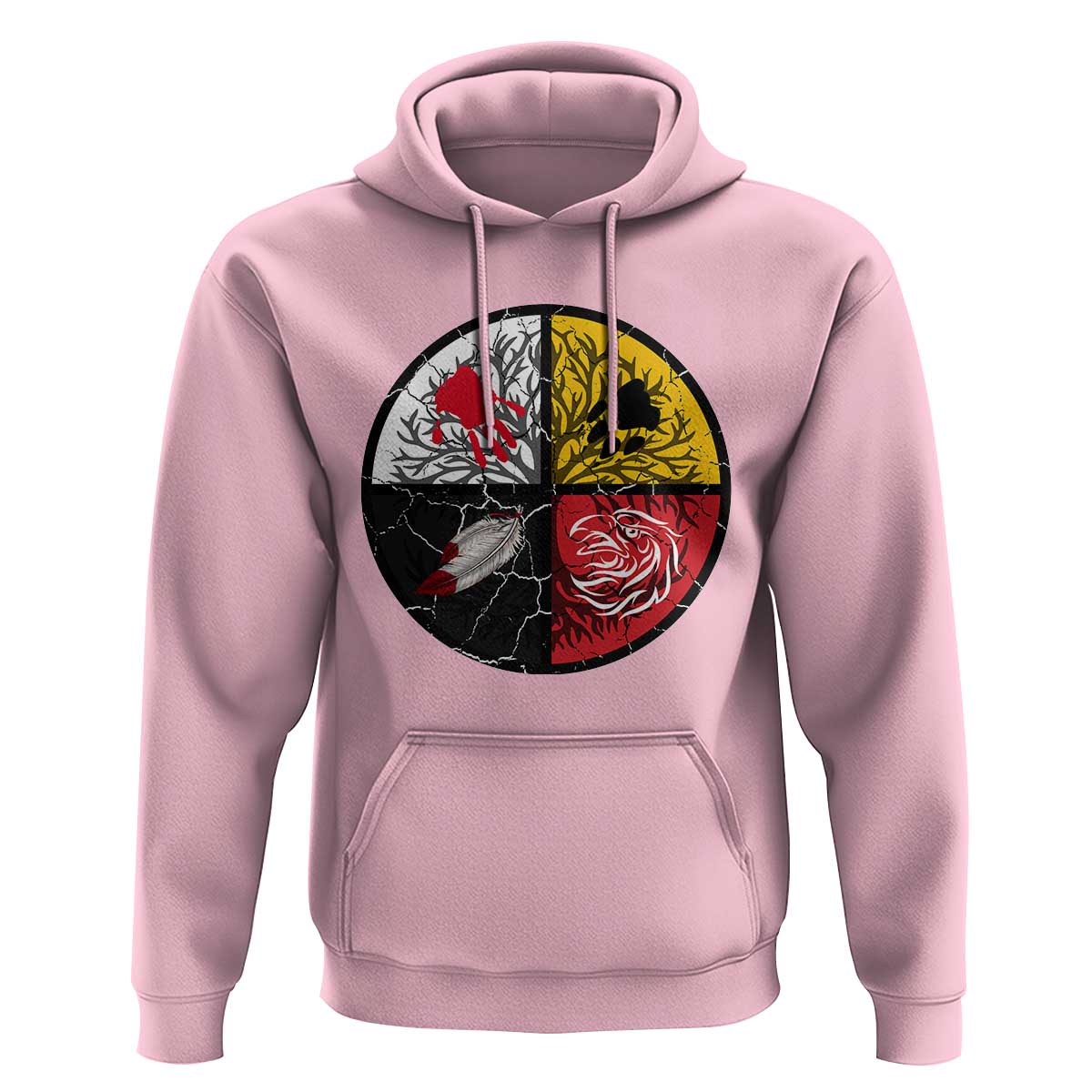 Native American Medicine Wheel MMIW Hoodie - Wonder Print Shop