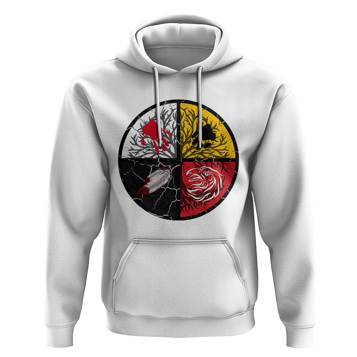 Native American Medicine Wheel MMIW Hoodie - Wonder Print Shop