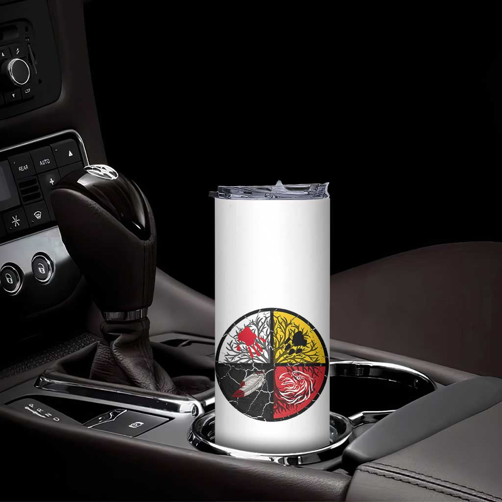 Native American Medicine Wheel MMIW Skinny Tumbler
