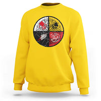 Native American Medicine Wheel MMIW Sweatshirt - Wonder Print Shop