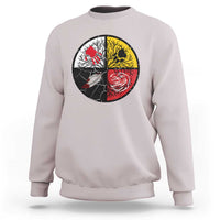 Native American Medicine Wheel MMIW Sweatshirt - Wonder Print Shop