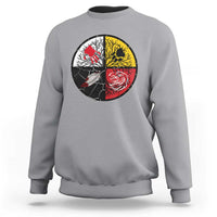 Native American Medicine Wheel MMIW Sweatshirt - Wonder Print Shop