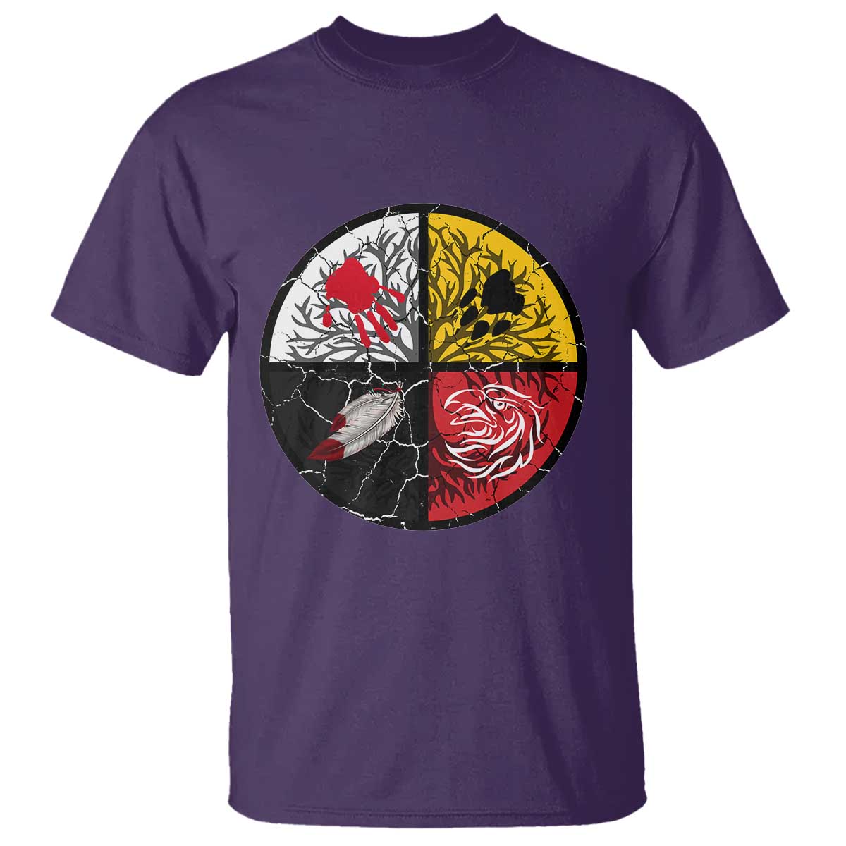 Native American Medicine Wheel MMIW T Shirt - Wonder Print Shop
