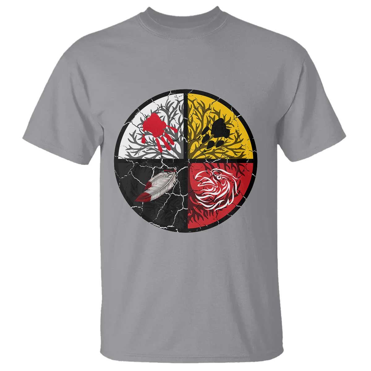Native American Medicine Wheel MMIW T Shirt - Wonder Print Shop