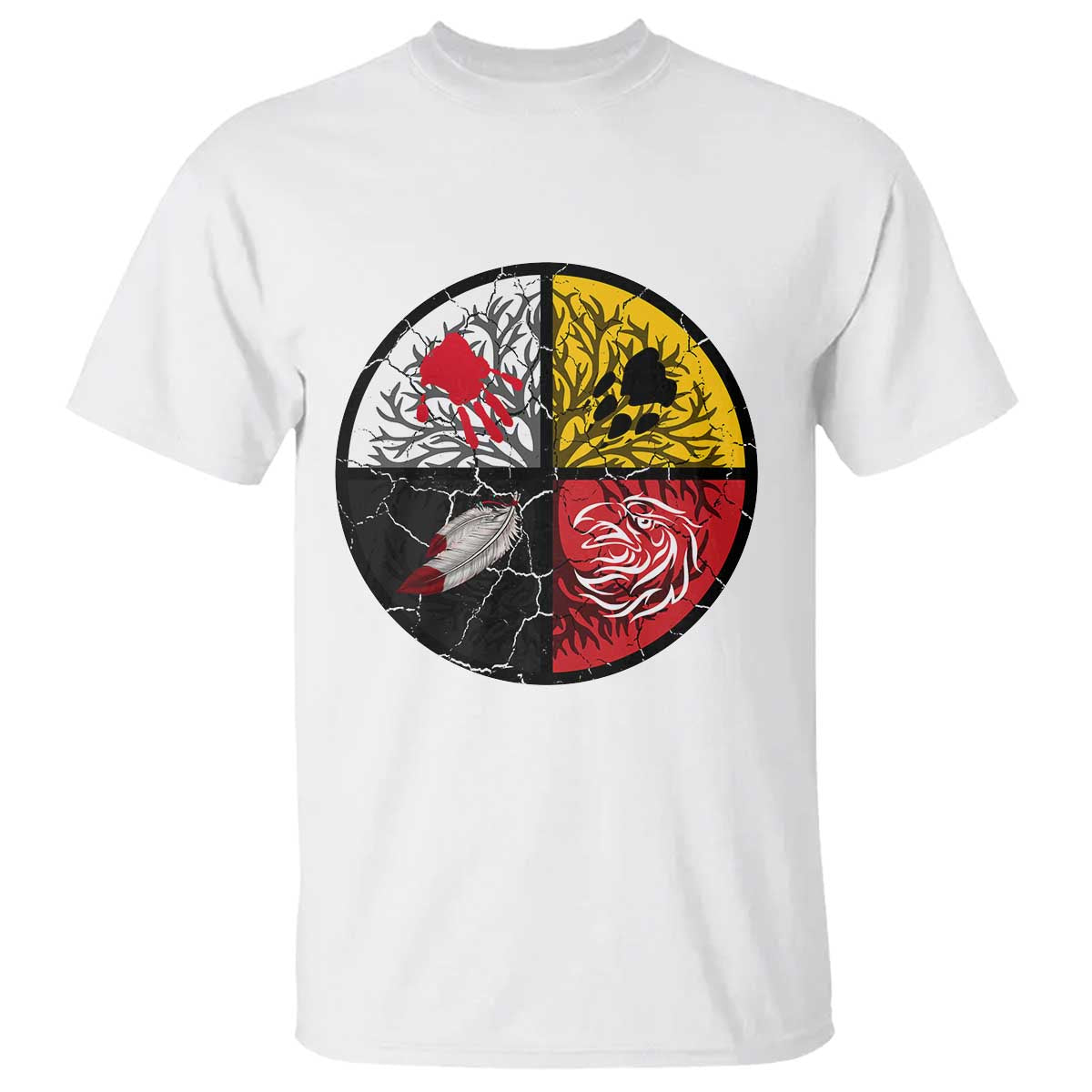 Native American Medicine Wheel MMIW T Shirt - Wonder Print Shop