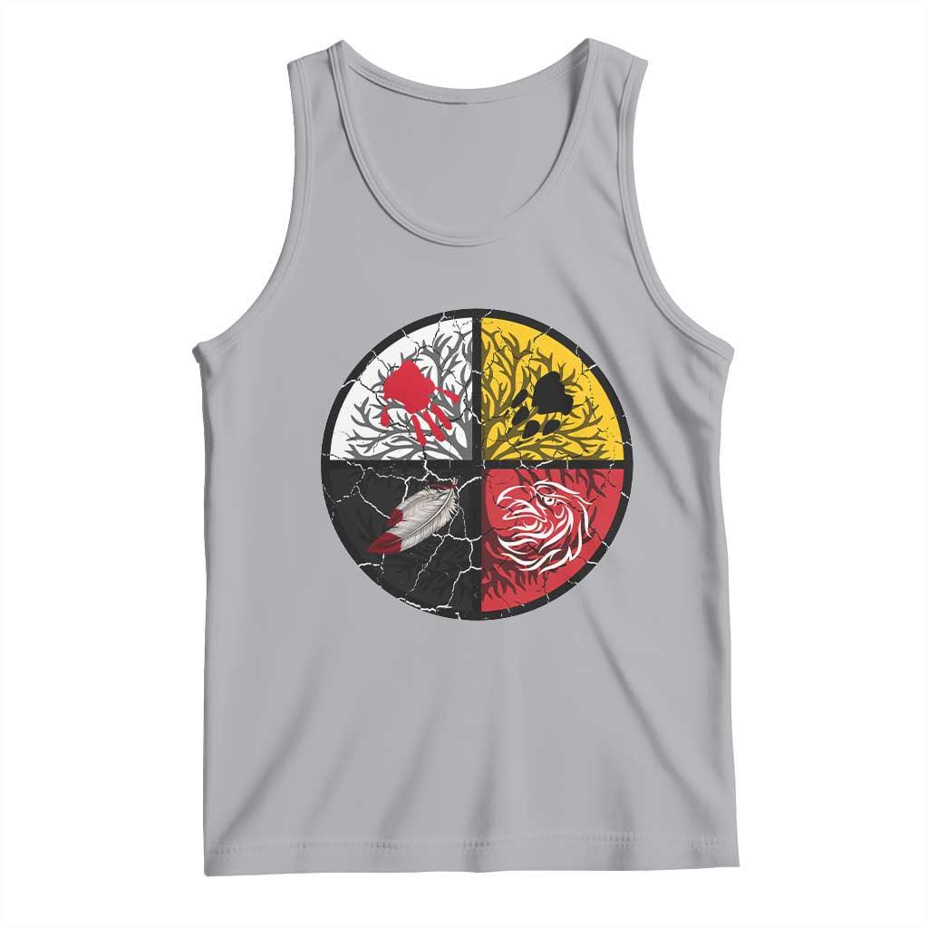 Native American Medicine Wheel MMIW Tank Top - Wonder Print Shop