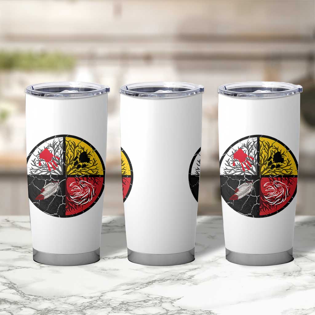 Native American Medicine Wheel MMIW Tumbler Cup