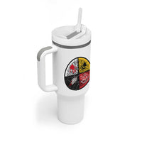 Native American Medicine Wheel MMIW Tumbler With Handle