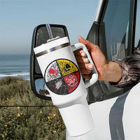 Native American Medicine Wheel MMIW Tumbler With Handle