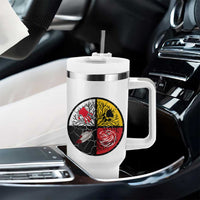 Native American Medicine Wheel MMIW Tumbler With Handle