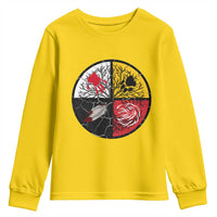 Native American Medicine Wheel MMIW Youth Sweatshirt - Wonder Print Shop