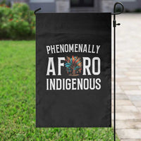 Afro Indigenous Native Pride Phenomenally Indigenous People Garden Flag - Wonder Print Shop