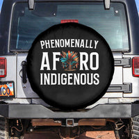 Afro Indigenous Native Pride Phenomenally Indigenous People Spare Tire Cover - Wonder Print Shop