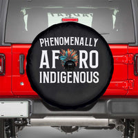 Afro Indigenous Native Pride Phenomenally Indigenous People Spare Tire Cover - Wonder Print Shop