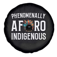Afro Indigenous Native Pride Phenomenally Indigenous People Spare Tire Cover - Wonder Print Shop