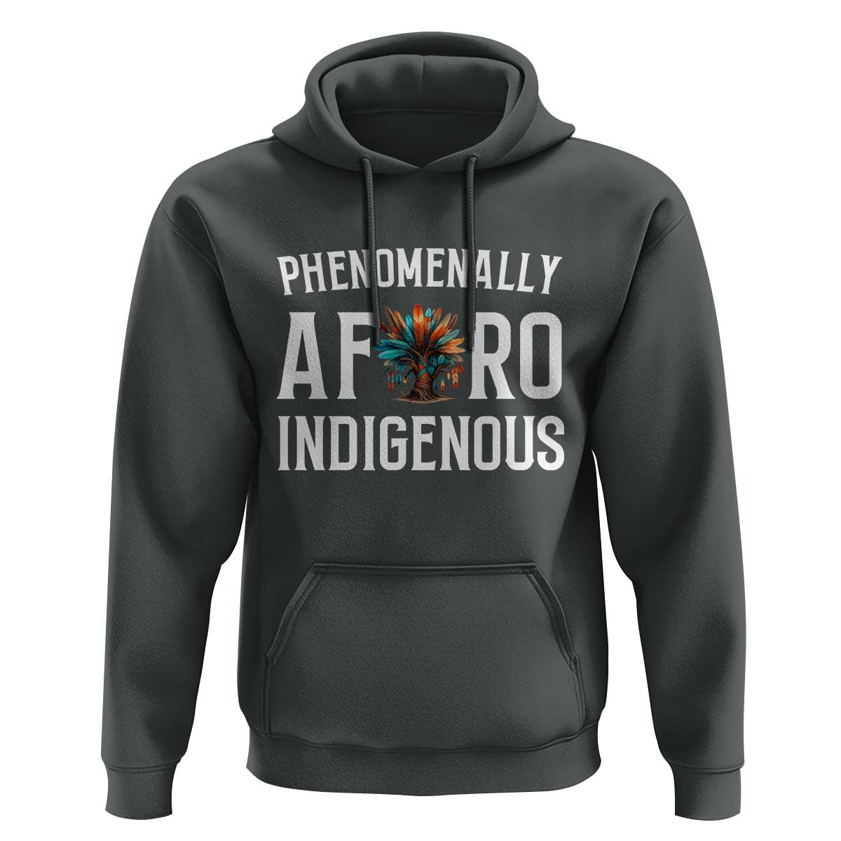 Afro Indigenous Native Pride Phenomenally Indigenous People Hoodie - Wonder Print Shop