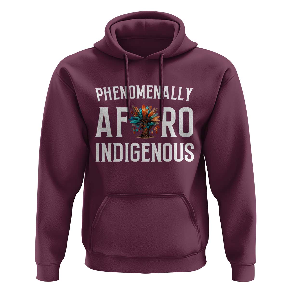 Afro Indigenous Native Pride Phenomenally Indigenous People Hoodie - Wonder Print Shop