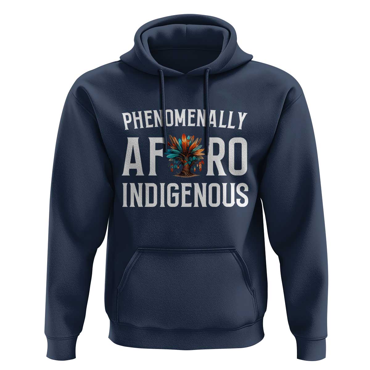 Afro Indigenous Native Pride Phenomenally Indigenous People Hoodie - Wonder Print Shop