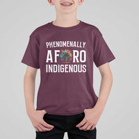 Afro Indigenous Native Pride Phenomenally Indigenous People T Shirt For Kid - Wonder Print Shop